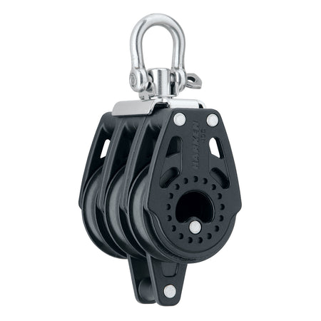 Harken 40mm Carbo Air Triple Swivel Block w/Becket 2641 — Quality Boat Parts