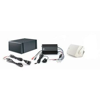 Poly-Planar - MP3-KIT-7 White Amp & Speaker Kit — Quality Boat Parts
