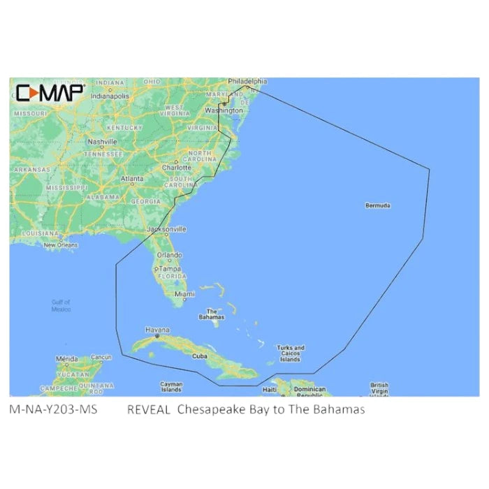 C-MAP - Reveal Coastal Electronic Chart — Quality Boat Parts