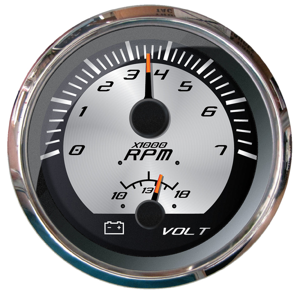 Faria Platinum 4" Multi-Function - Tachometer & Voltmeter 22016 — Quality Boat Parts