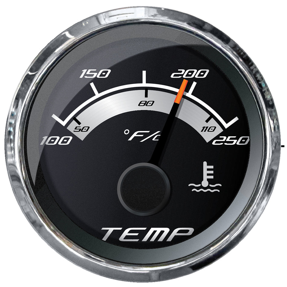 Faria Platinum 2" Water Temp Gauge (100-250°F) 22017 — Quality Boat Parts
