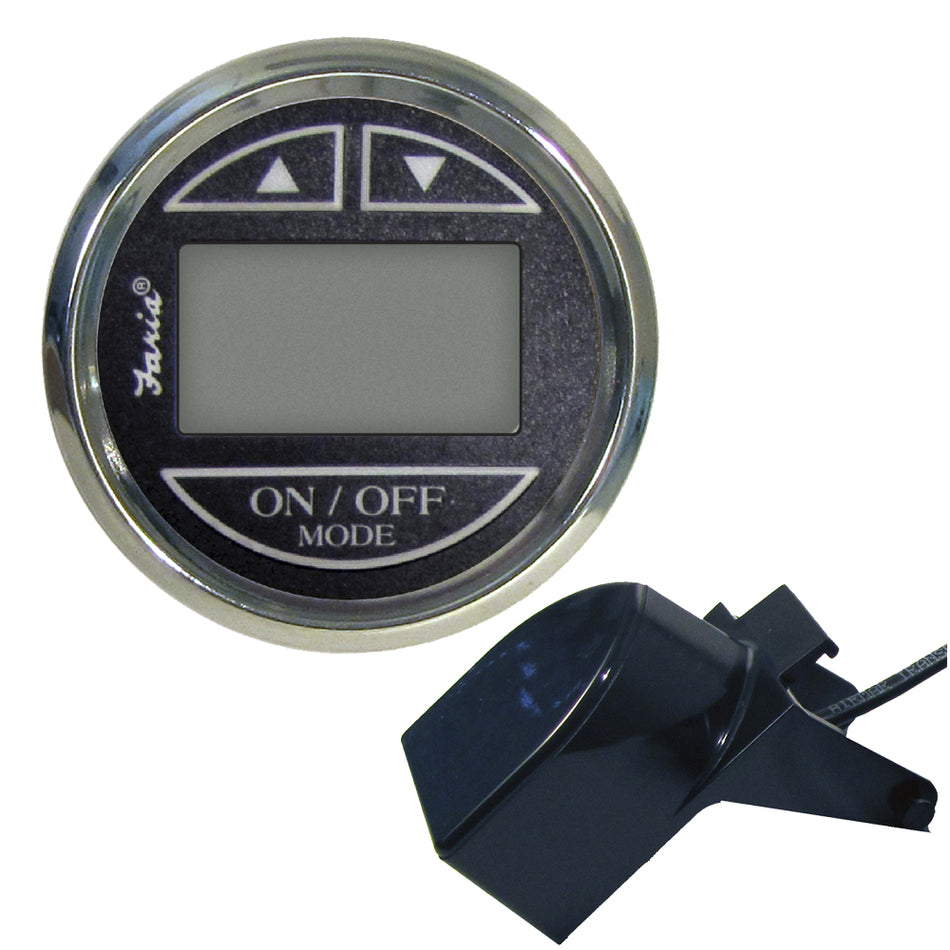 Faria Platinum 2" Depth Sounder w/ Transom Mount Transducer 22025 — Quality Boat Parts