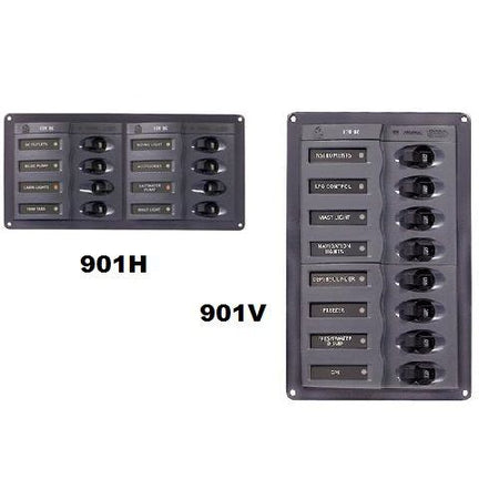 BEP Marine - 8 Way DC Circuit Breaker Panel — Quality Boat Parts