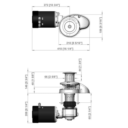 Maxwell - RC8 Vertical 12V Windlass — Quality Boat Parts