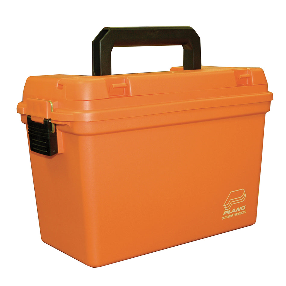 Plano Deep Emergency Dry Storage Supply Box w/Tray - Orange 161250 — Quality Boat Parts