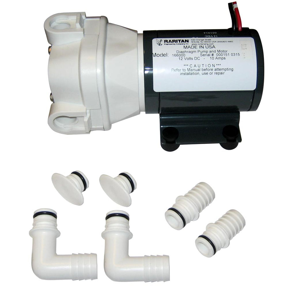 Raritan Diaphragm Intake Pump - 12v 166000 — Quality Boat Parts
