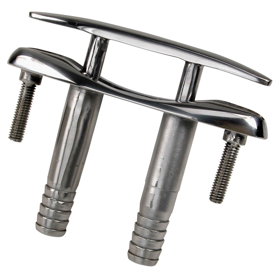 Whitecap E-Z Push Up Stainless Steel Cleat - 6" 6809 — Quality Boat Parts