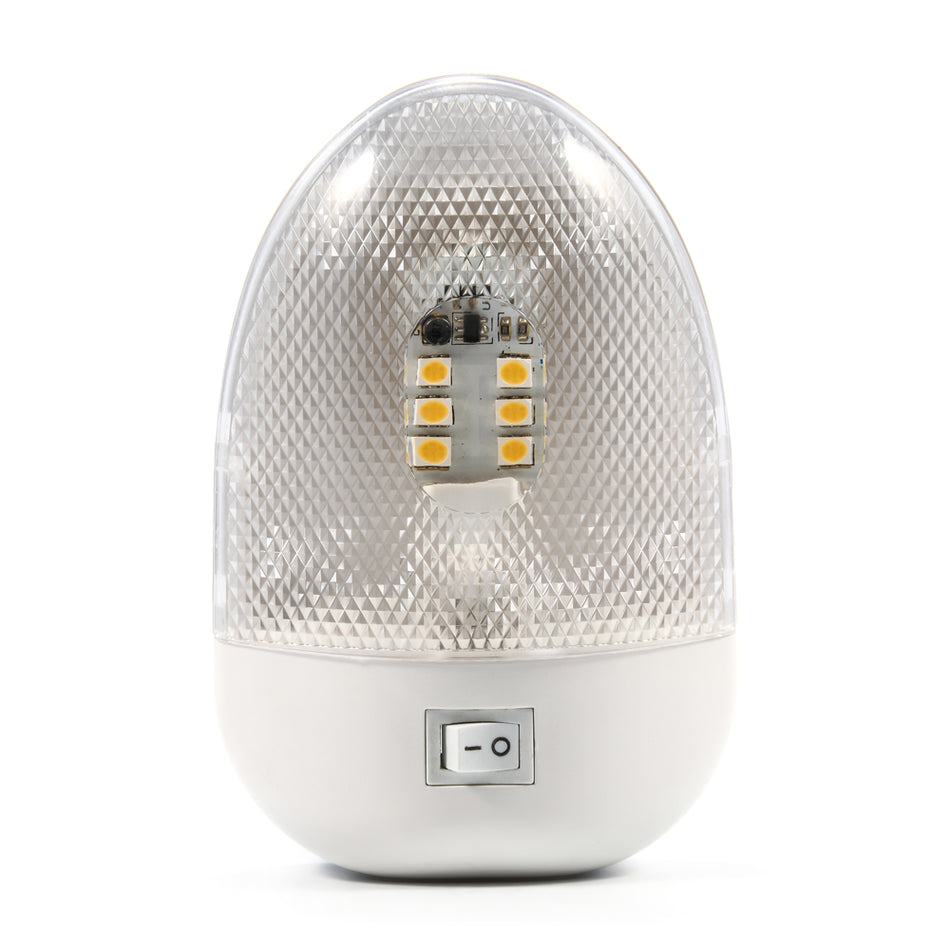 Camco LED Single Dome Light - 12VDC - 160 Lumens 41331 — Quality Boat Parts