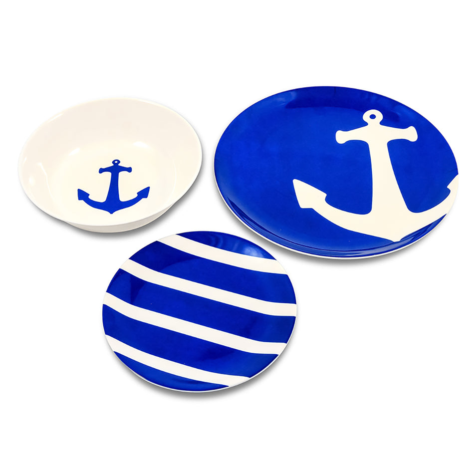 Camco 12-Piece Dinnerware Set - BPA Free - Serves 4 41951 — Quality Boat Parts
