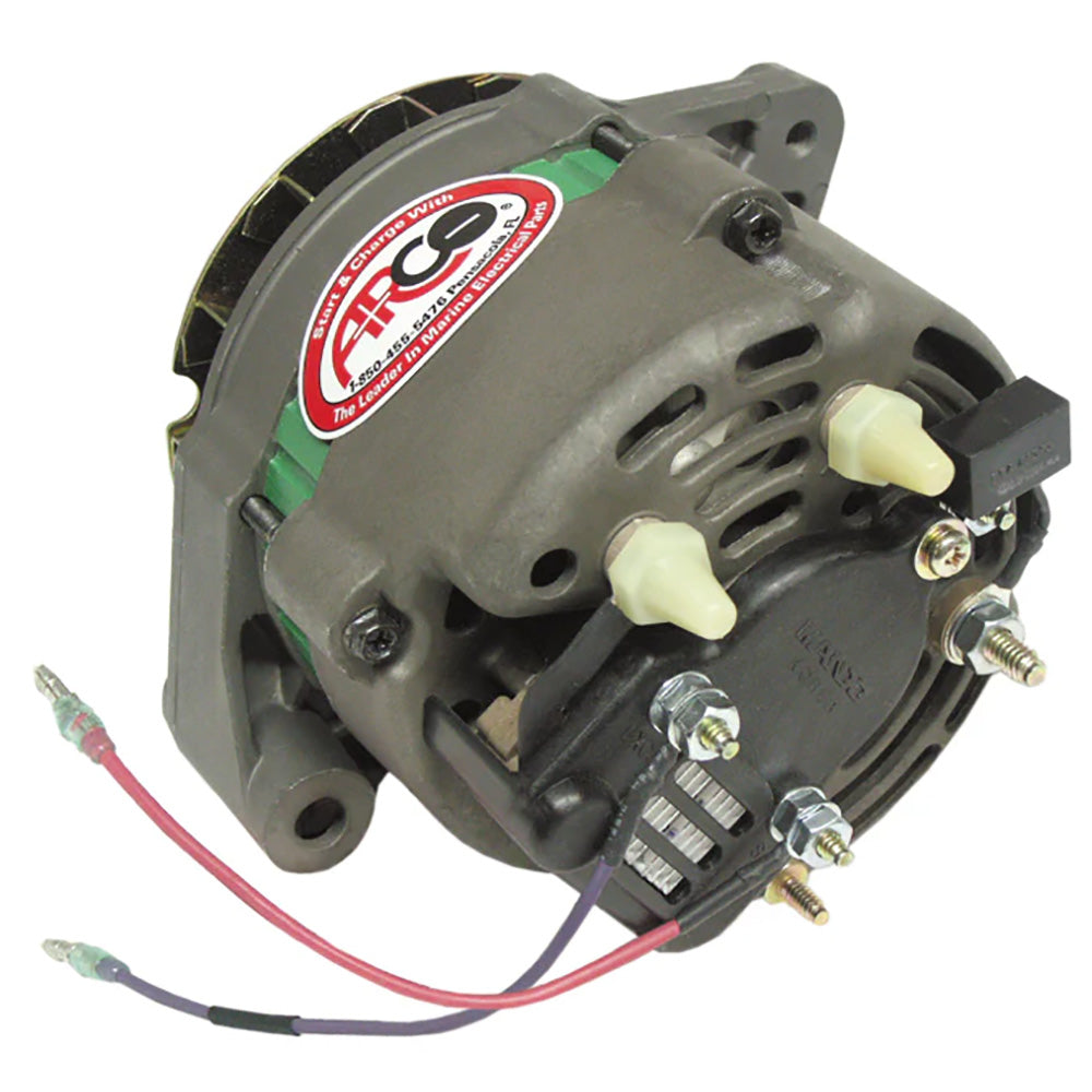 ARCO Marine Premium Replacement Alternator w/Multi-Groove Serpentine Pulley - 12V & 65A 60060 — Quality Boat Parts