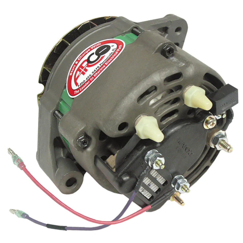 ARCO Marine Premium Replacement Alternator w/Multi-Groove Serpentine Pulley - 12V & 65A 60060 — Quality Boat Parts