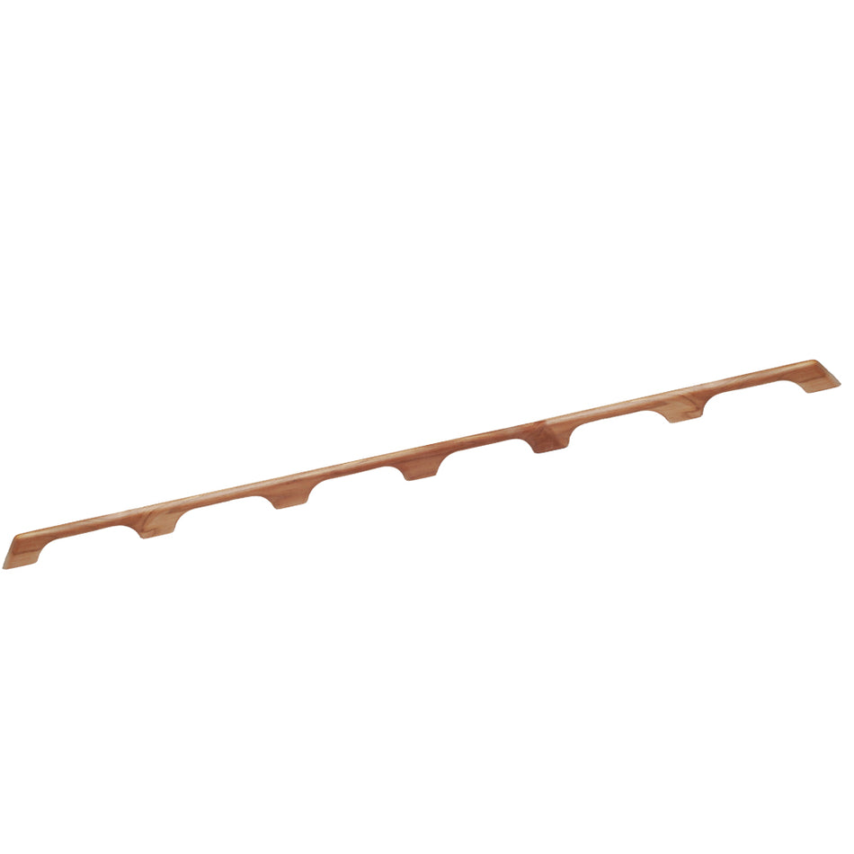 Whitecap Teak Handrail - 6 Loops - 63"L 60110 — Quality Boat Parts