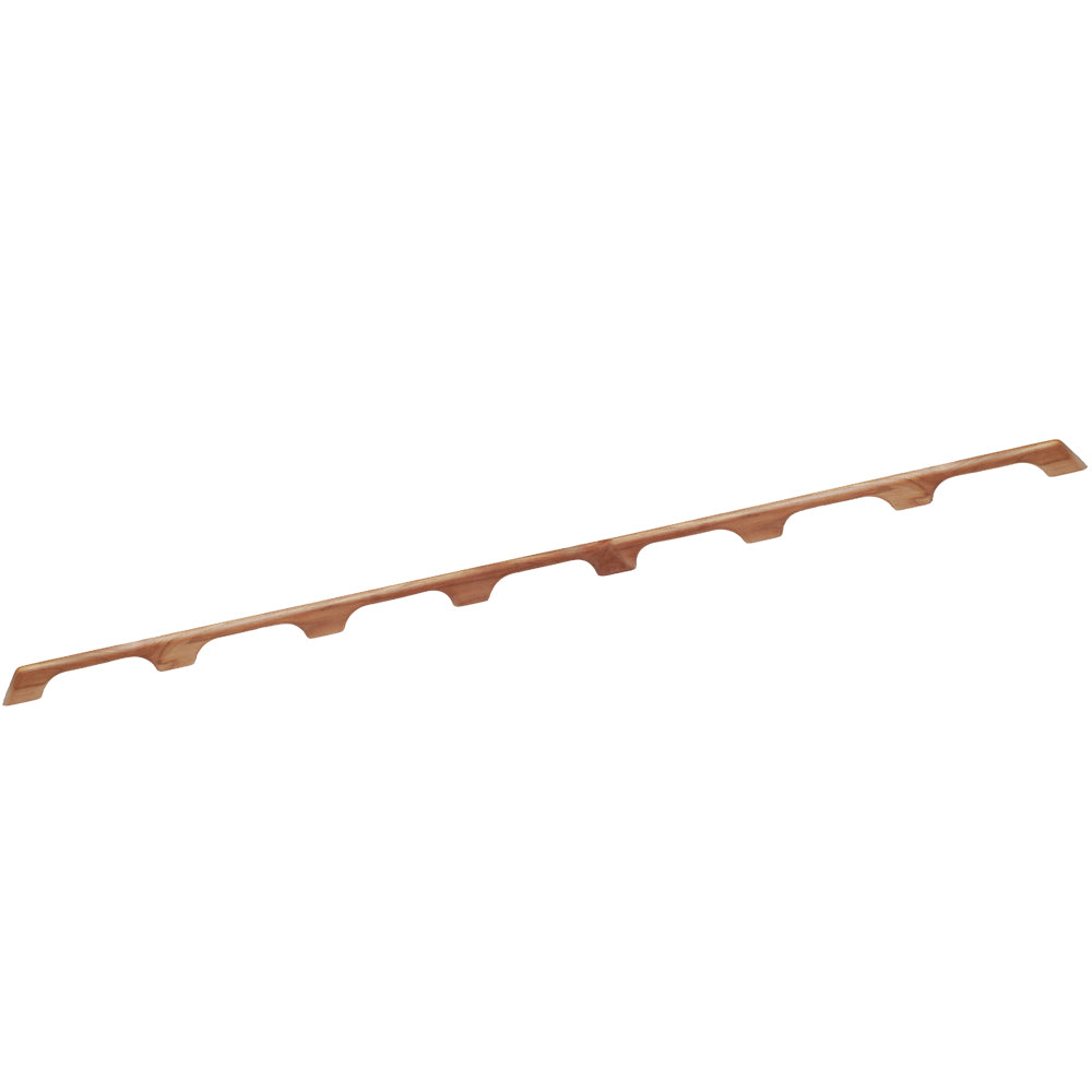 Whitecap Teak Handrail - 7 Loops - 73"L 60112 — Quality Boat Parts