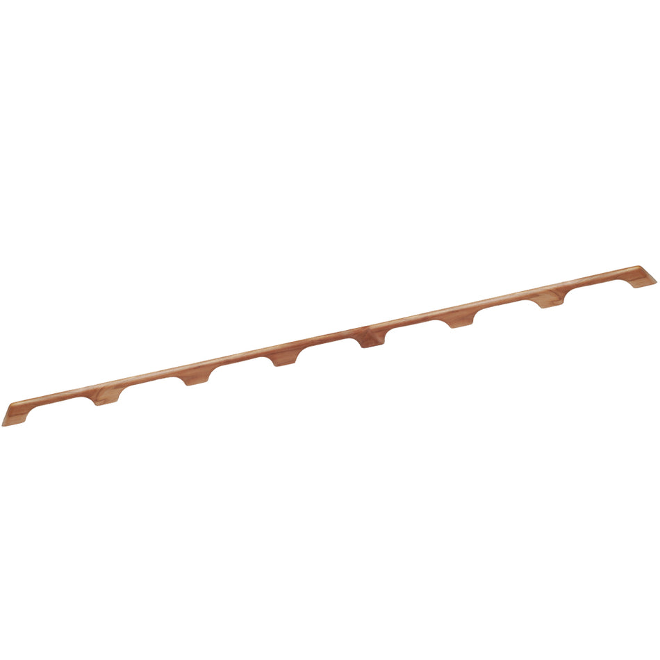 Whitecap Teak Handrail - 7 Loops - 73"L 60112 — Quality Boat Parts