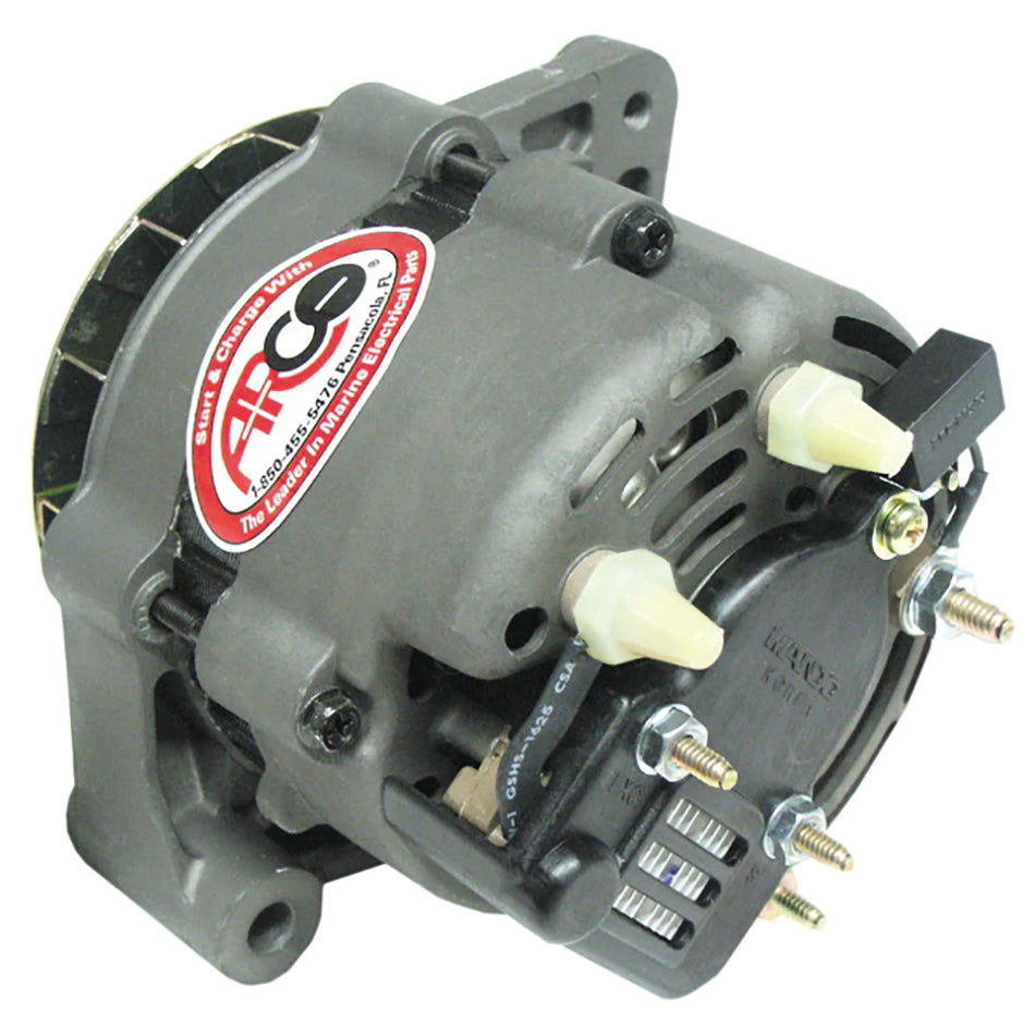 ARCO Marine Premium Replacement Inboard Alternator w/Single Groove Pulley - 12V 55A 60125 — Quality Boat Parts