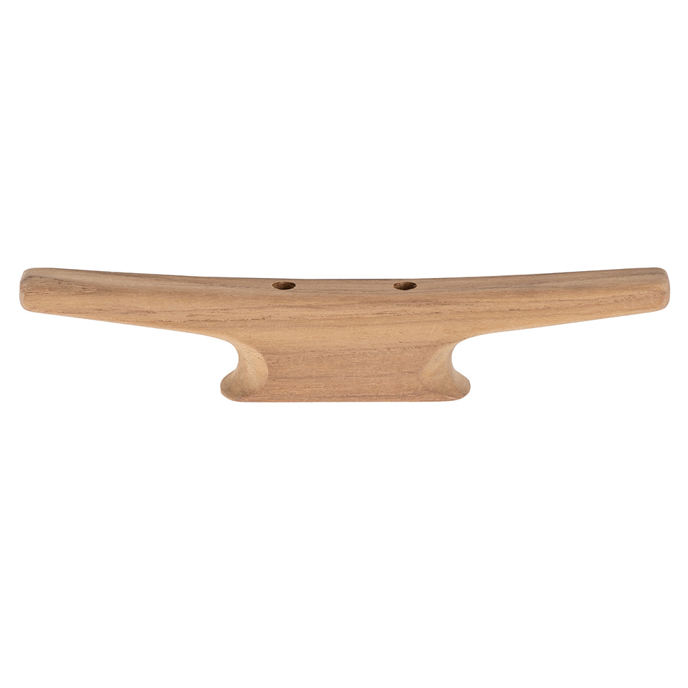 Whitecap 10" Cleat - Teak 60404 — Quality Boat Parts