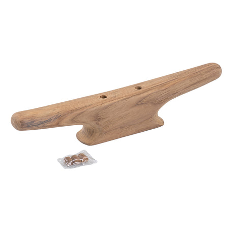 Whitecap 12" Cleat - Teak 60406 — Quality Boat Parts