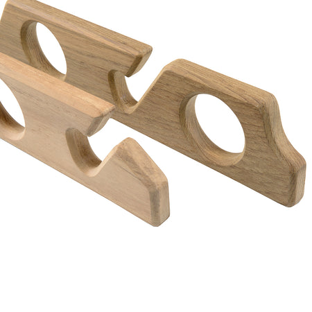Whitecap Teak Six-Rod Storage Rack - Pair 60614 — Quality Boat Parts