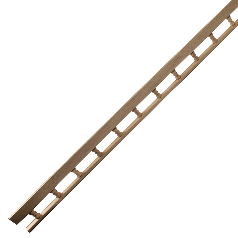Whitecap Teak L-Type Pin Rail - 5' 60703 — Quality Boat Parts