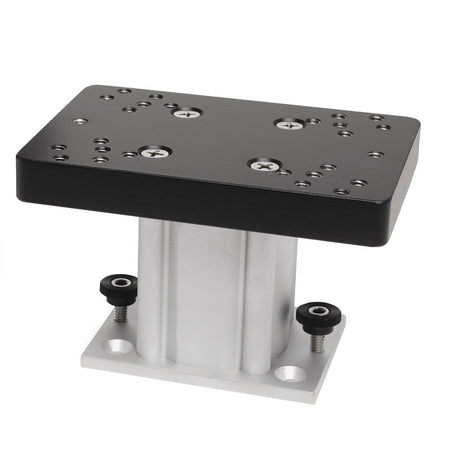 Cannon 4in Pedestal Mount Aluminum Fixed Base 1904030 — Quality Boat Parts