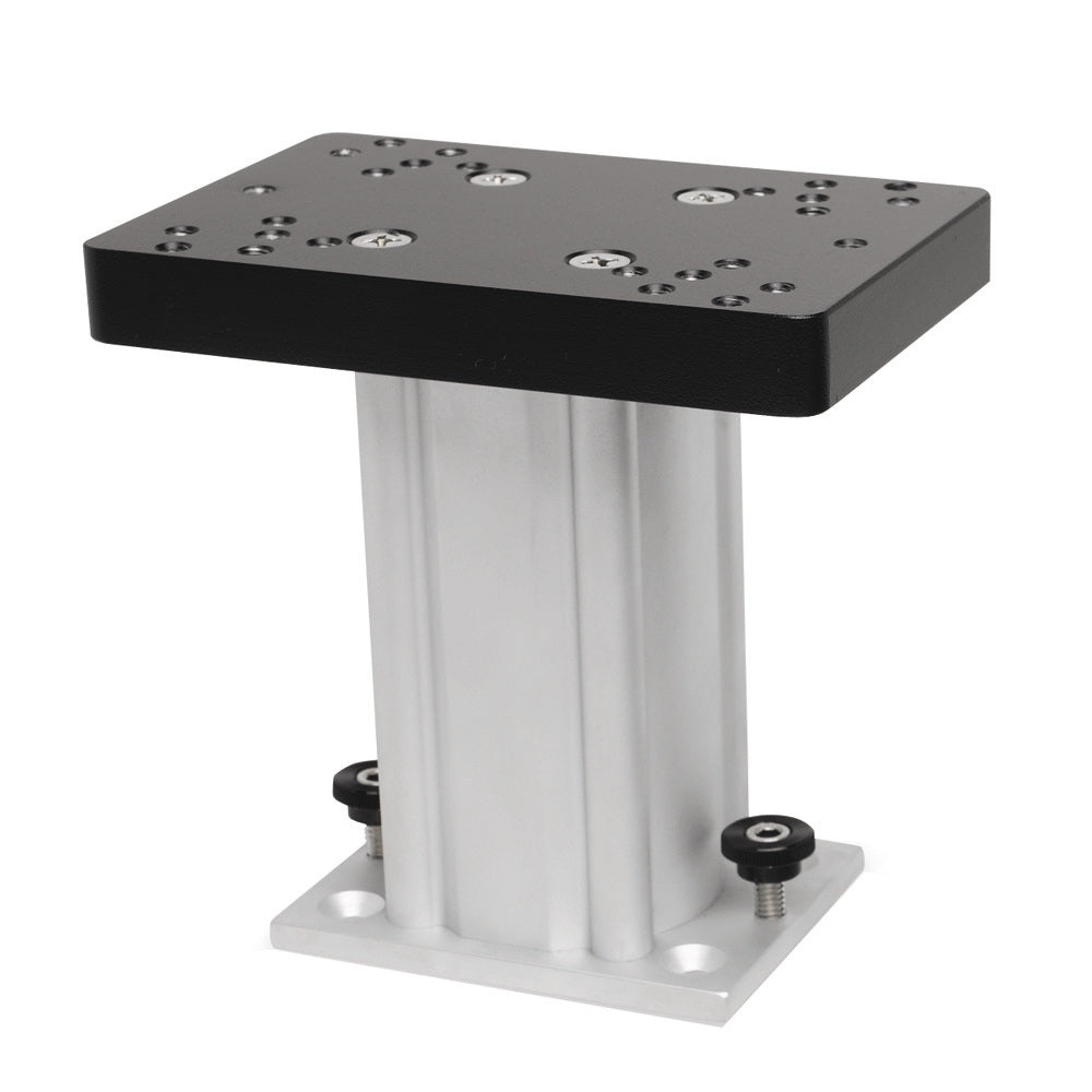 Cannon 6in Pedestal Mount Aluminum Fixed Base 1904031 — Quality Boat Parts