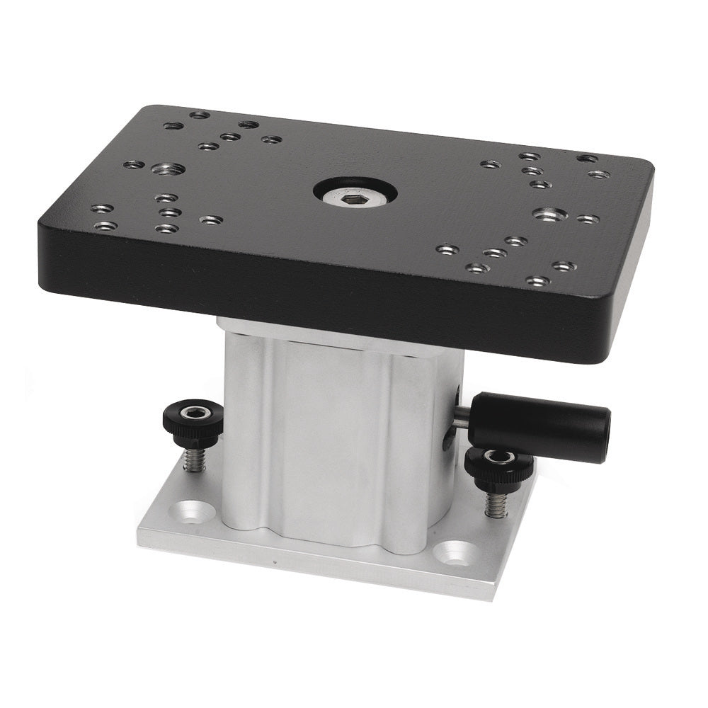 Cannon 4in Pedestal Mount Aluminum Swivel Base 1904032 — Quality Boat Parts