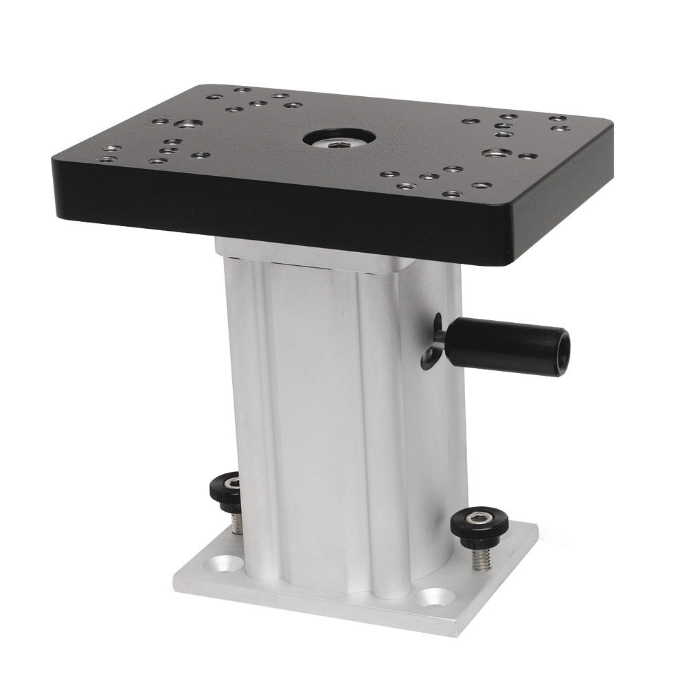 Cannon 6in Pedestal Mount Aluminum Swivel Base 1904033 — Quality Boat Parts