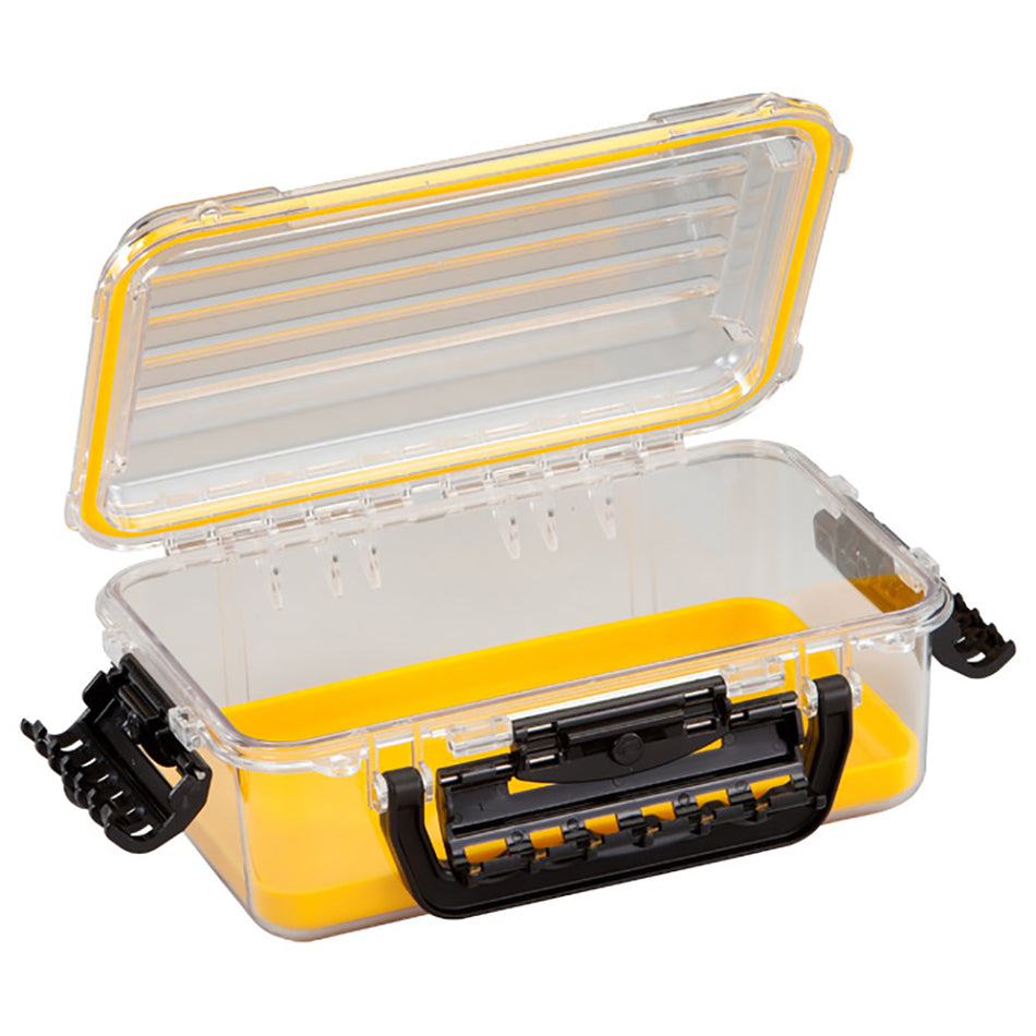 Plano Waterproof Polycarbonate Storage Box - 3600 Size - Yellow/Clear 146000 — Quality Boat Parts