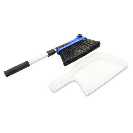 Camco RV Broom & Dustpan - Bilingual 43623 — Quality Boat Parts