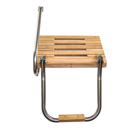 Whitecap Teak Swim Platform w/Ladder f/Outboard Motors 60902 — Quality Boat Parts