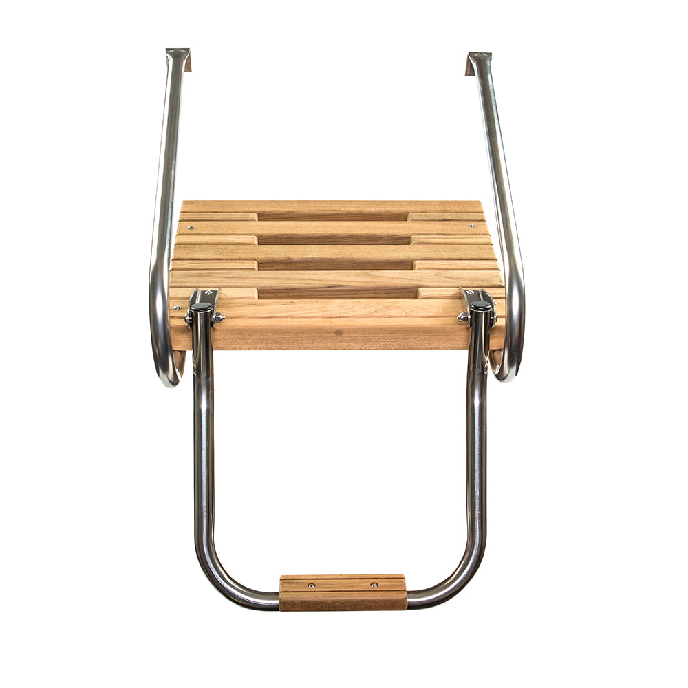 Whitecap Teak Swim Platform w/Ladder f/Inboard/Outboard Motors 60903 — Quality Boat Parts