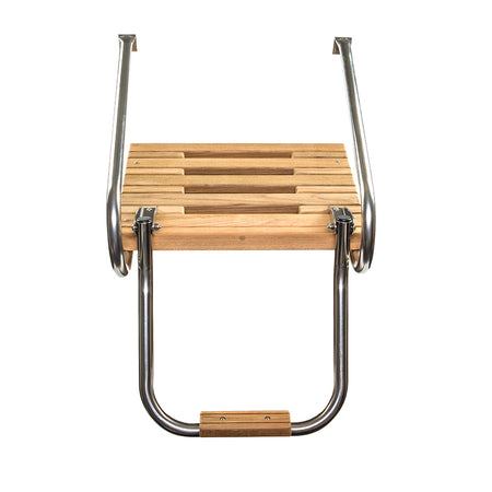 Whitecap Teak Swim Platform w/Ladder f/Inboard/Outboard Motors 60903 — Quality Boat Parts