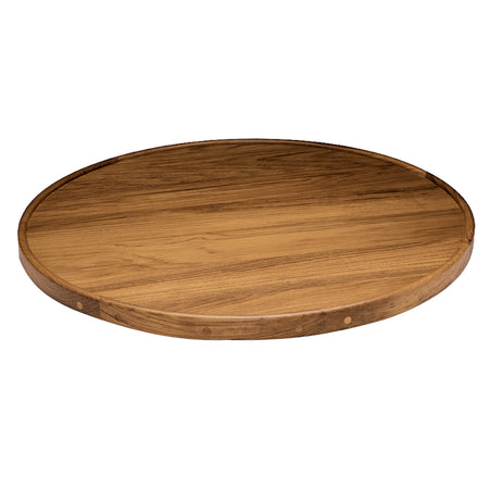 Whitecap Teak Round Table Top - 24" x 1-1/8" 61397 — Quality Boat Parts