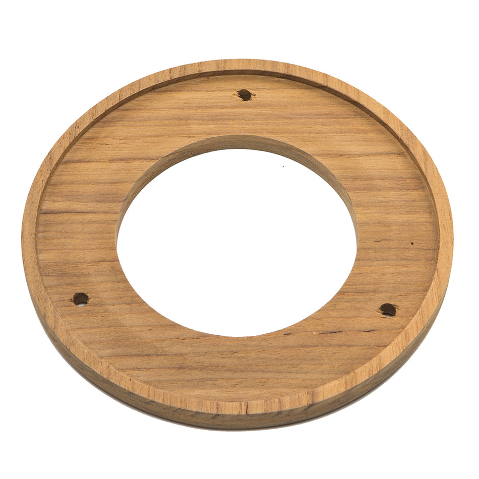Whitecap Teak Trim Ring - 3" Inner Diameter Opening 61973 — Quality Boat Parts