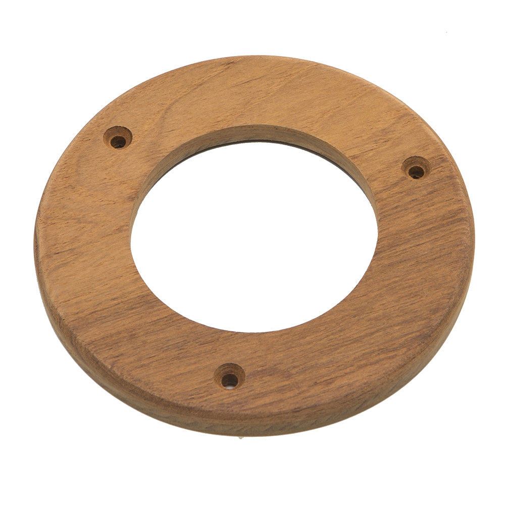 Whitecap Teak Trim Ring - 3" Inner Diameter Opening 61973 — Quality Boat Parts