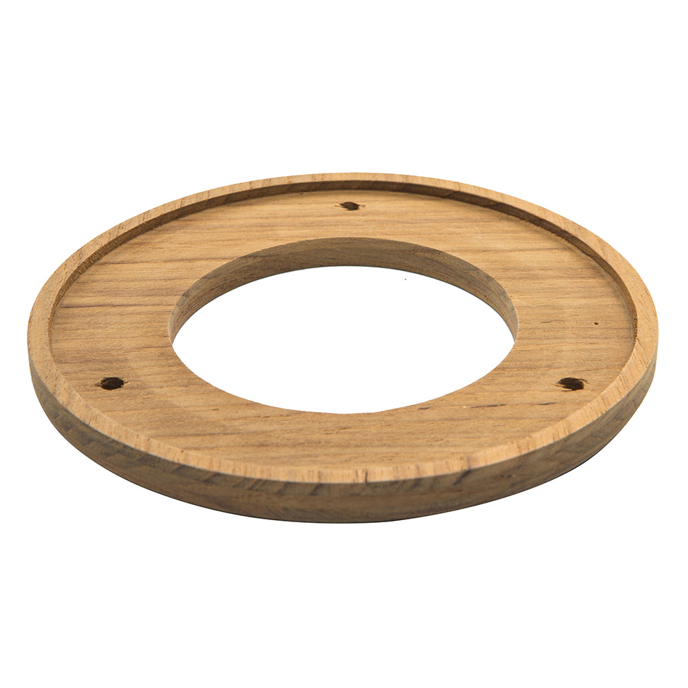 Whitecap Teak Trim Ring - 3" Inner Diameter Opening 61973 — Quality Boat Parts