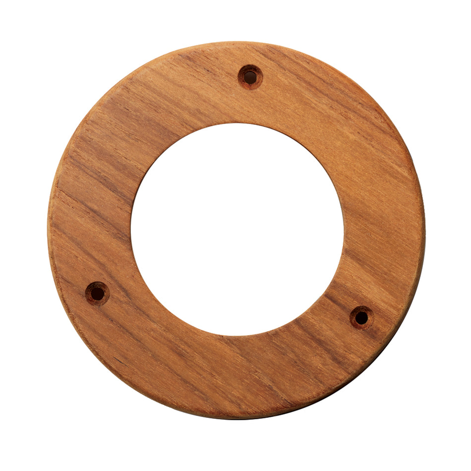 Whitecap Teak Trim Ring - 4" Inner Diameter Opening 61974 — Quality Boat Parts