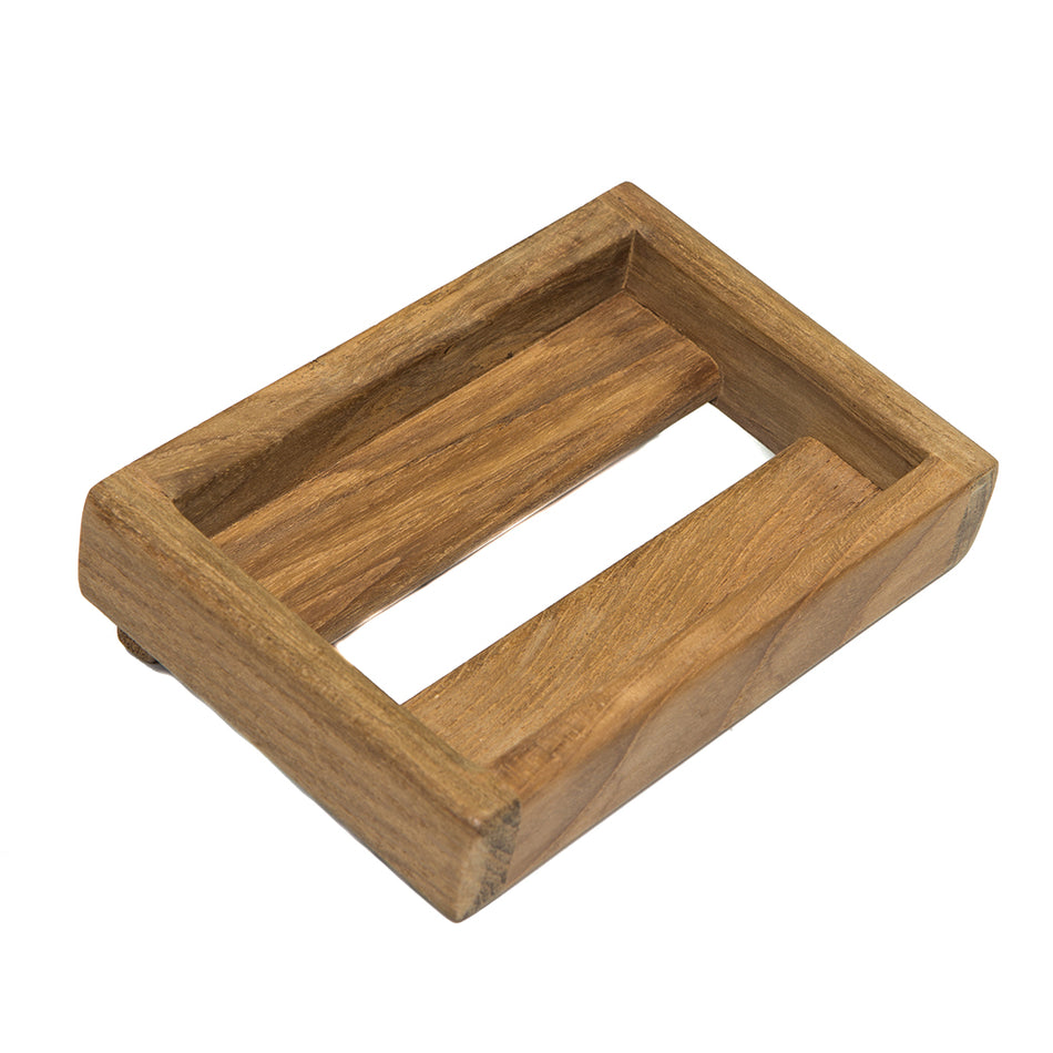 Whitecap Teak Soap Dish 62314 — Quality Boat Parts