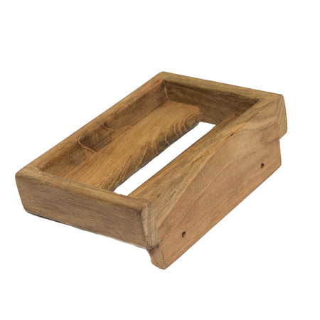 Whitecap Teak Soap Dish 62314 — Quality Boat Parts