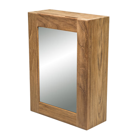Whitecap Teak Medicine Chest w/Mirror 62354 — Quality Boat Parts