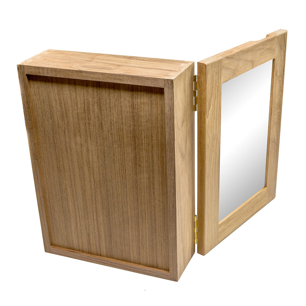 Whitecap Teak Medicine Chest w/Mirror 62354 — Quality Boat Parts