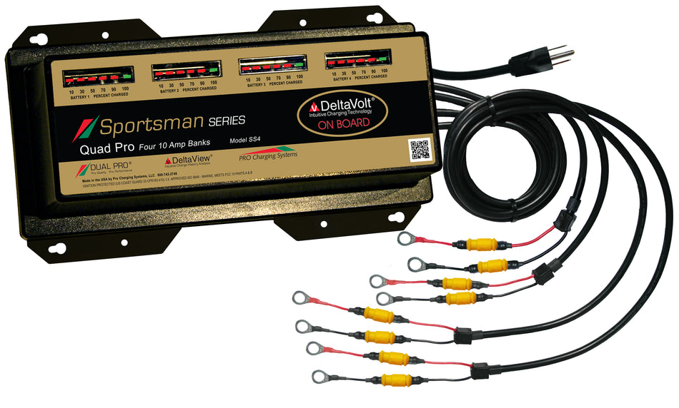 Dual Pro SS4 Battery Charger 4 Bank 40 Amps SS4 — Quality Boat Parts