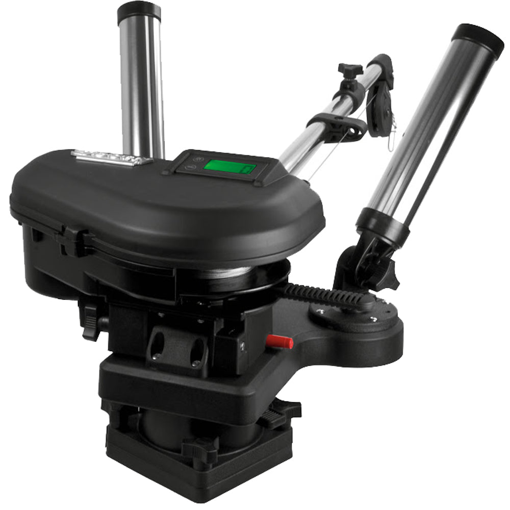 Scotty 2116 HP Depthpower Electric Downrigger 60" SS Telescoping Boom w/ Swivel Base - Dual Rod Holder 2116 — Quality Boat Parts