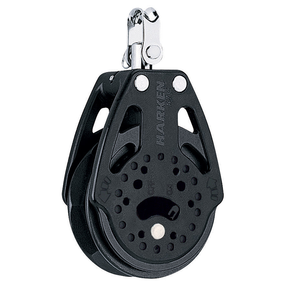 Harken 57mm Carbo Single Ratchet Block w/ Swivel 2135 — Quality Boat Parts