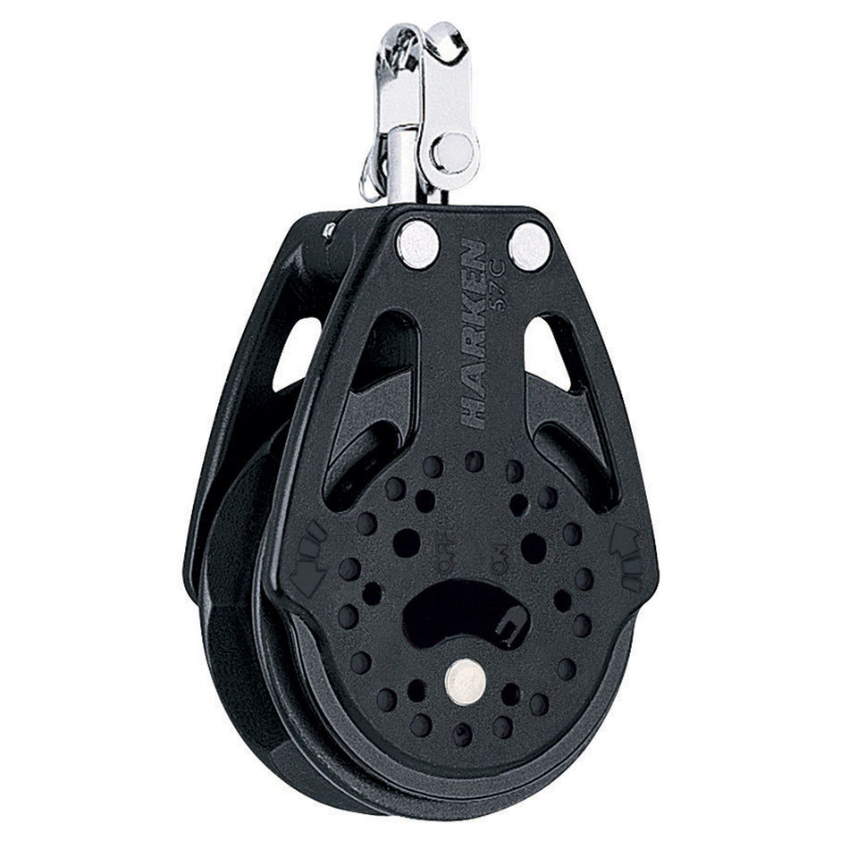 Harken 57mm Carbo Single Ratchet Block w/ Swivel 2135 — Quality Boat Parts