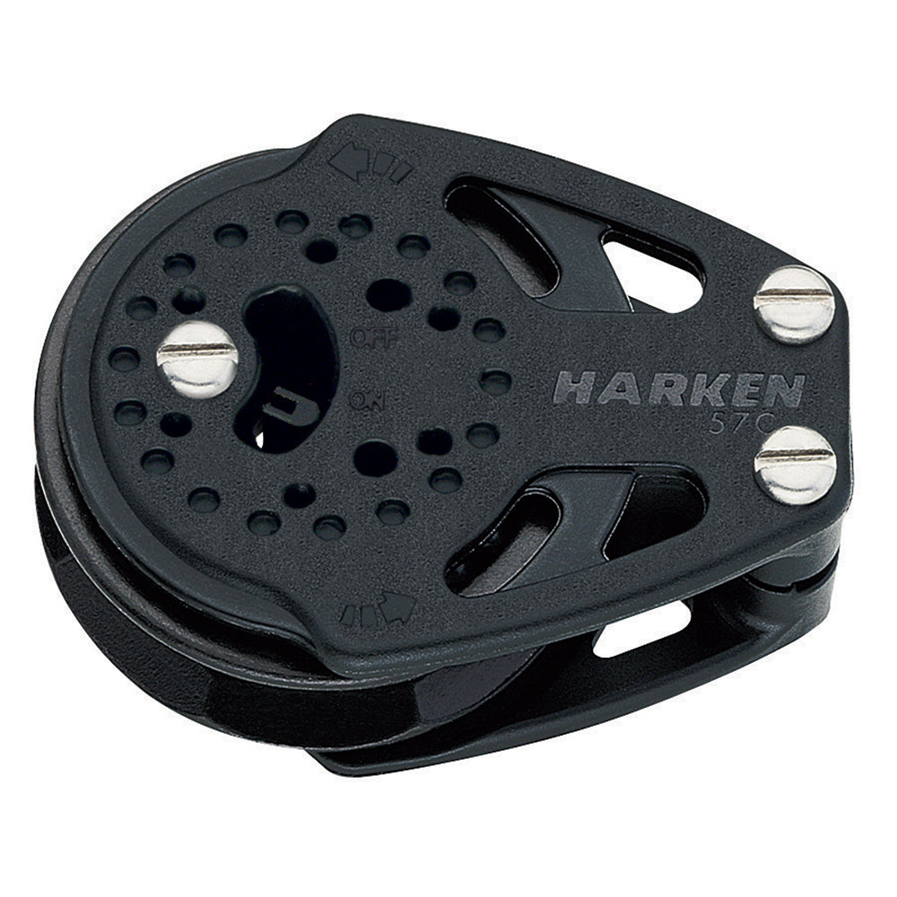 Harken 57mm Single Carbo Ratchet Cheek Block 2137 — Quality Boat Parts