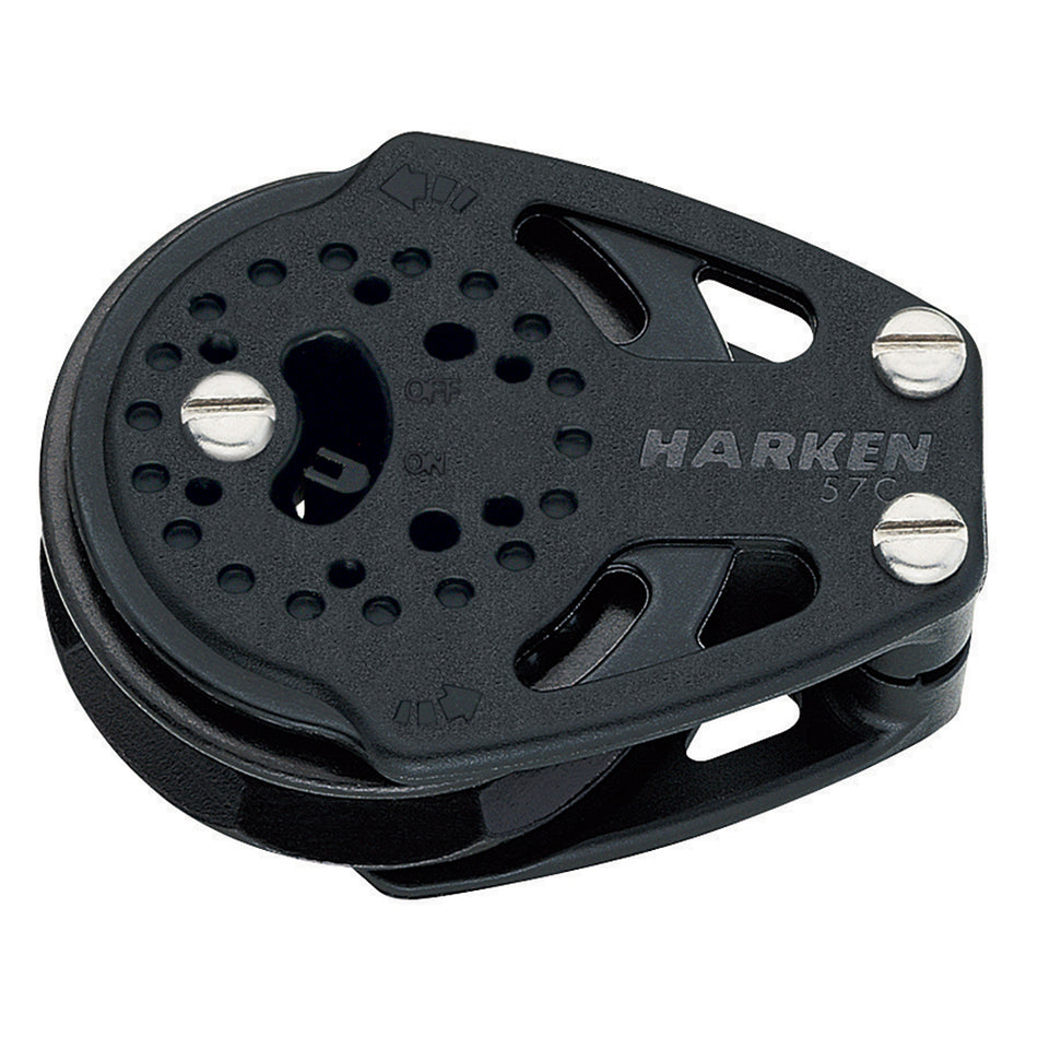 Harken 57mm Single Carbo Ratchet Cheek Block 2137 — Quality Boat Parts