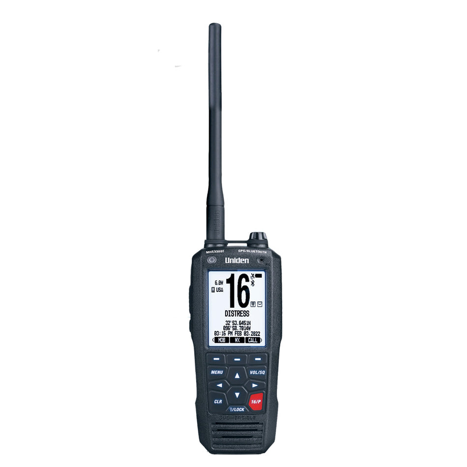 Uniden MHS338BT Hand Held VHF MHS338BT — Quality Boat Parts