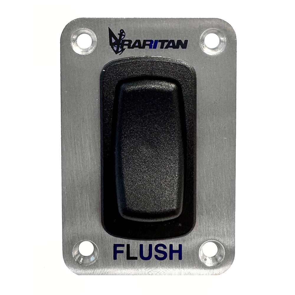 Raritan Momentary Flush Switch w/Stainless Steel Faceplate PRS — Quality Boat Parts