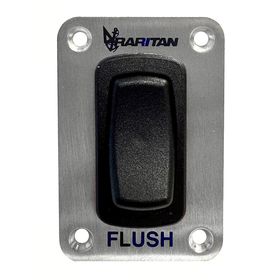 Raritan Momentary Flush Switch w/Stainless Steel Faceplate PRS — Quality Boat Parts